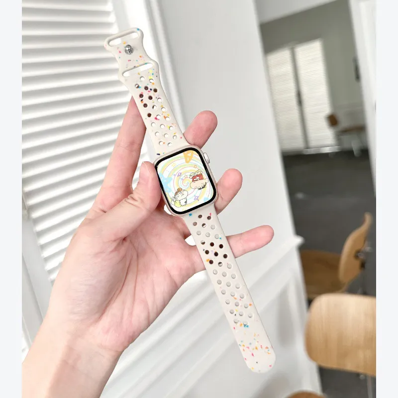 MSSM Watch Band Apple Compatibility Silicone Material-3