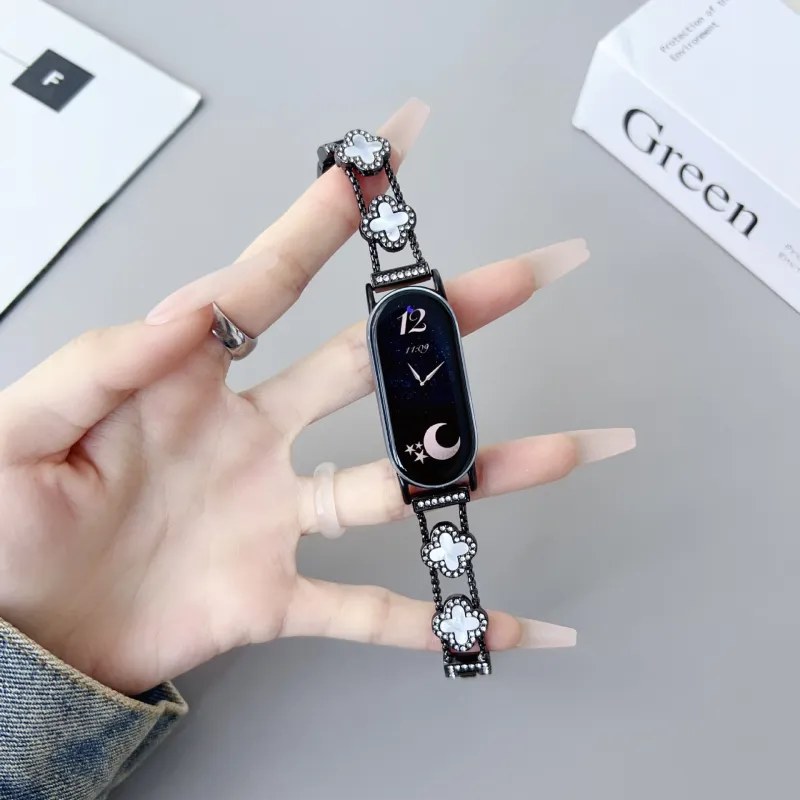 MSSM Xiaomi Red Beige Compatibility Watch Band 160mm Metal-2