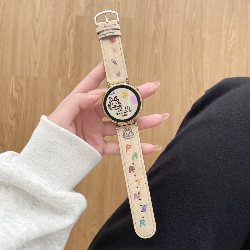 MSSM Watch Band Huawei Compatibility Genuine Leather Material-1