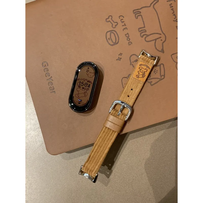 MSSM Watch Band Xiaomi Compatibility Corduroy Material-13