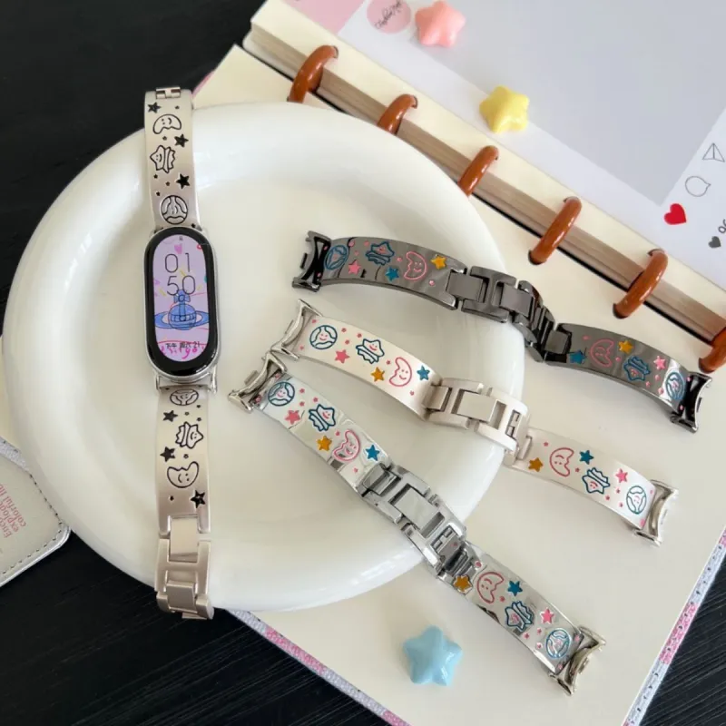 MSSM Wristband 9/9 NFC/8/8 NFC/9 Ceramic Special Edition Xiaomi Compatibility Watch Band 150mm Metal-2