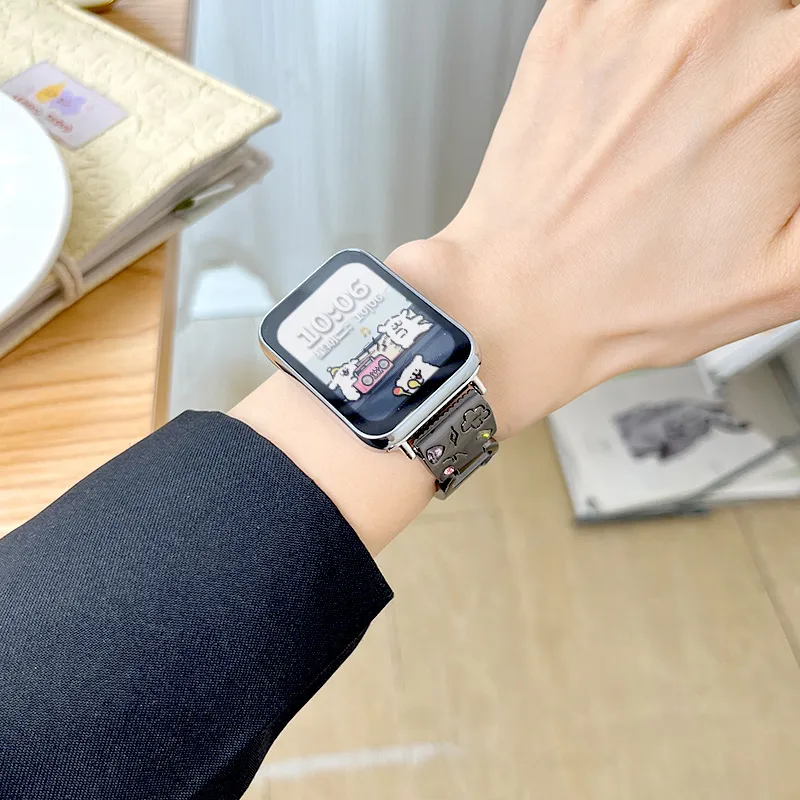 MSSM Watch Band Xiaomi Red Beige Compatibility Metal-9