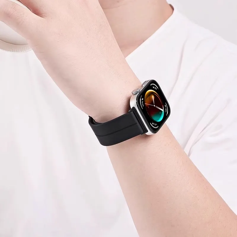 MSSM HUAWEI FIT3 Wristband Huawei Compatibility Watch Band 150mm Silicone Material-3
