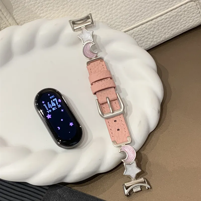 MSSM Xiaomi Compatibility Watch Band 170mm Genuine Leather Material-7
