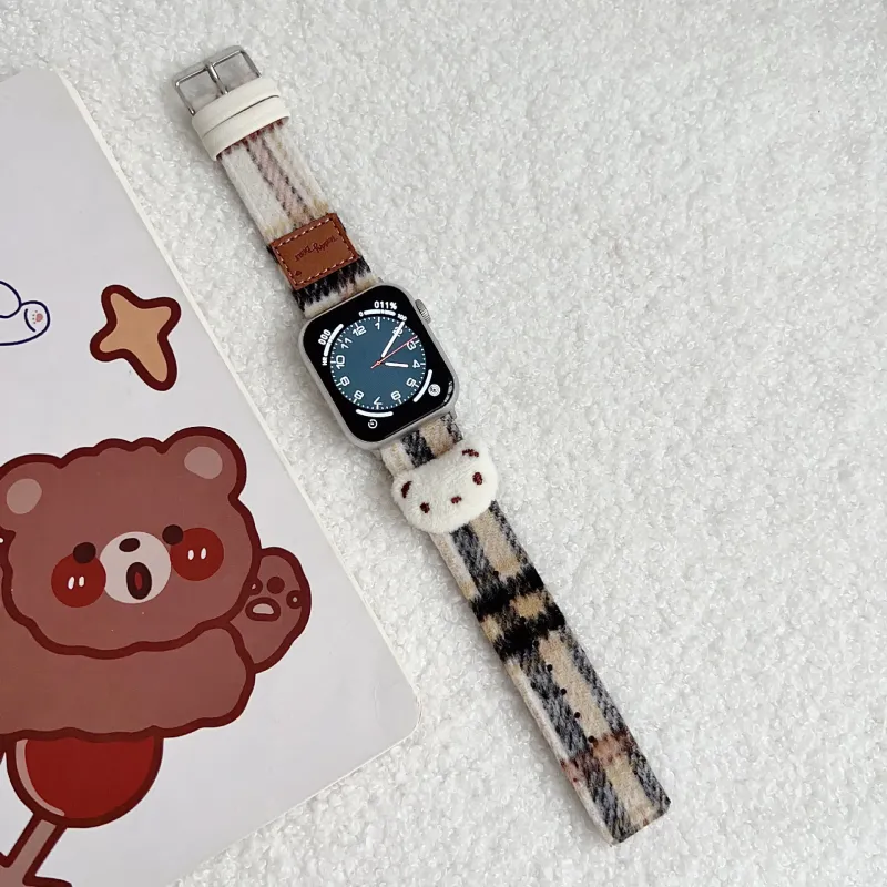 MSSM Watch Band Apple Compatibility Leather Material-3