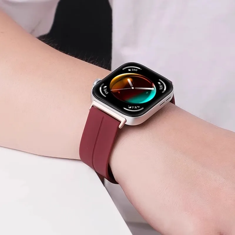 MSSM HUAWEI FIT3 Wristband Huawei Compatibility Watch Band 150mm Silicone Material-17