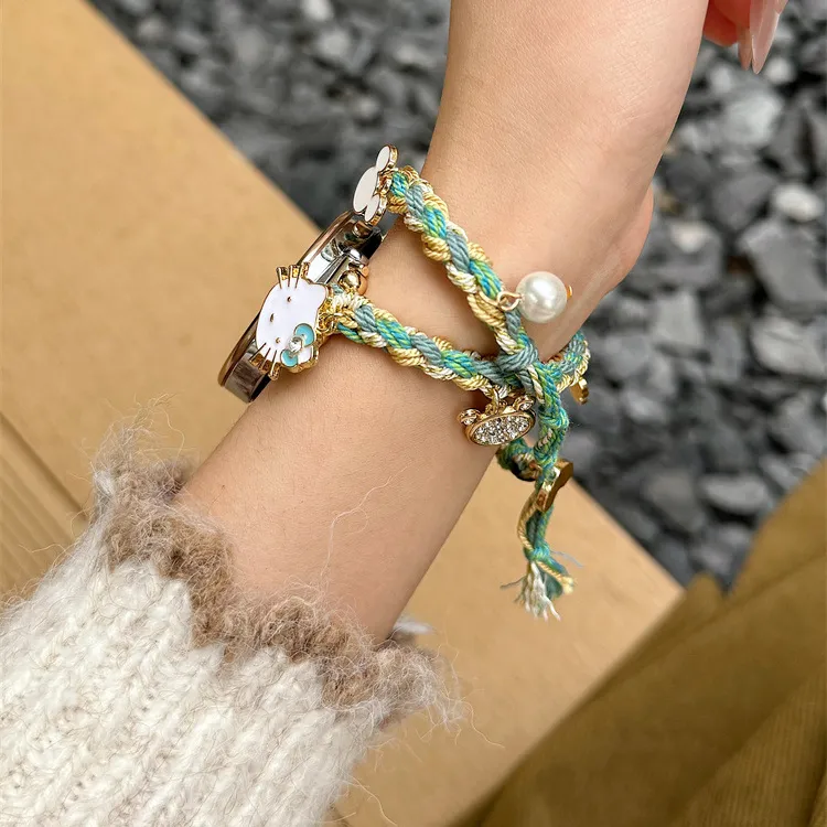 MSSM Huawei Compatibility Watch Band Woven Rope Material-7