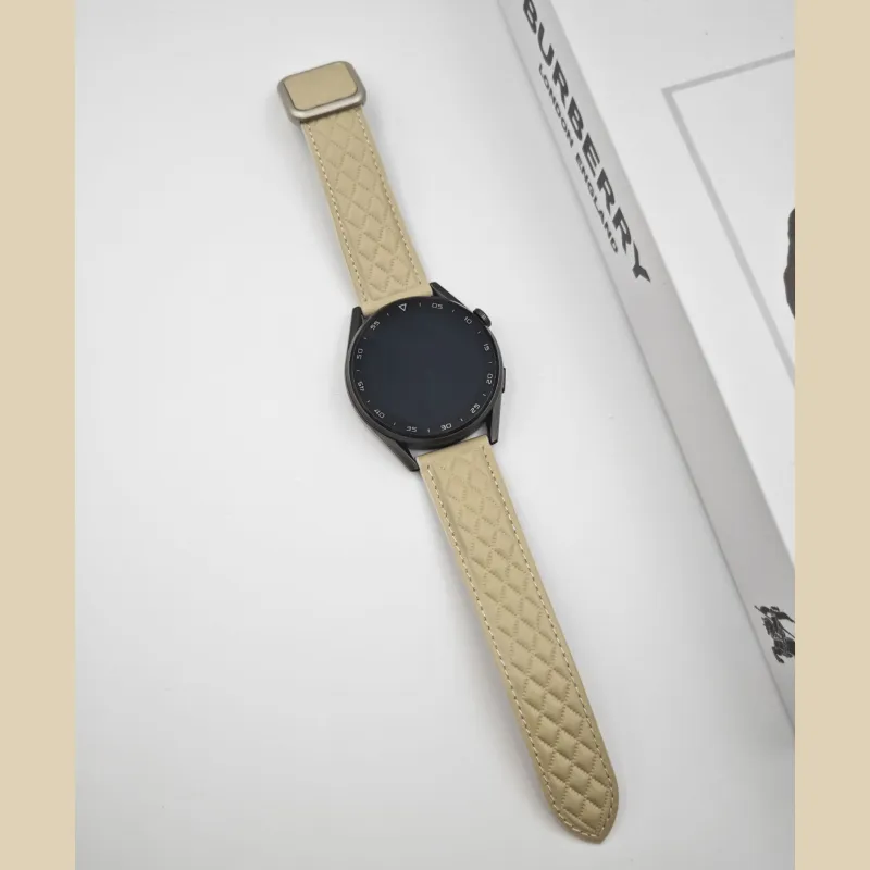 MSSM Huawei Compatibility Watch Band 46 Watch Dial 46mm Genuine Leather Material-1