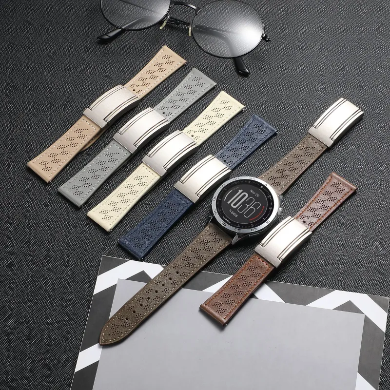 MSSM Watch Band Huawei Compatibility Genuine Leather Material-1