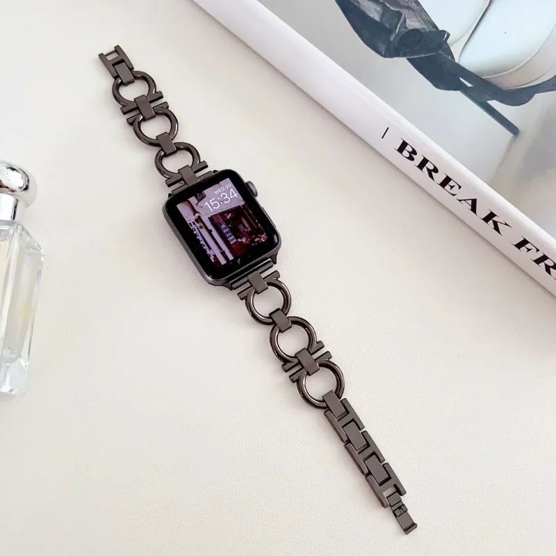 MSSM Watch Band Apple Compatibility Metal-7