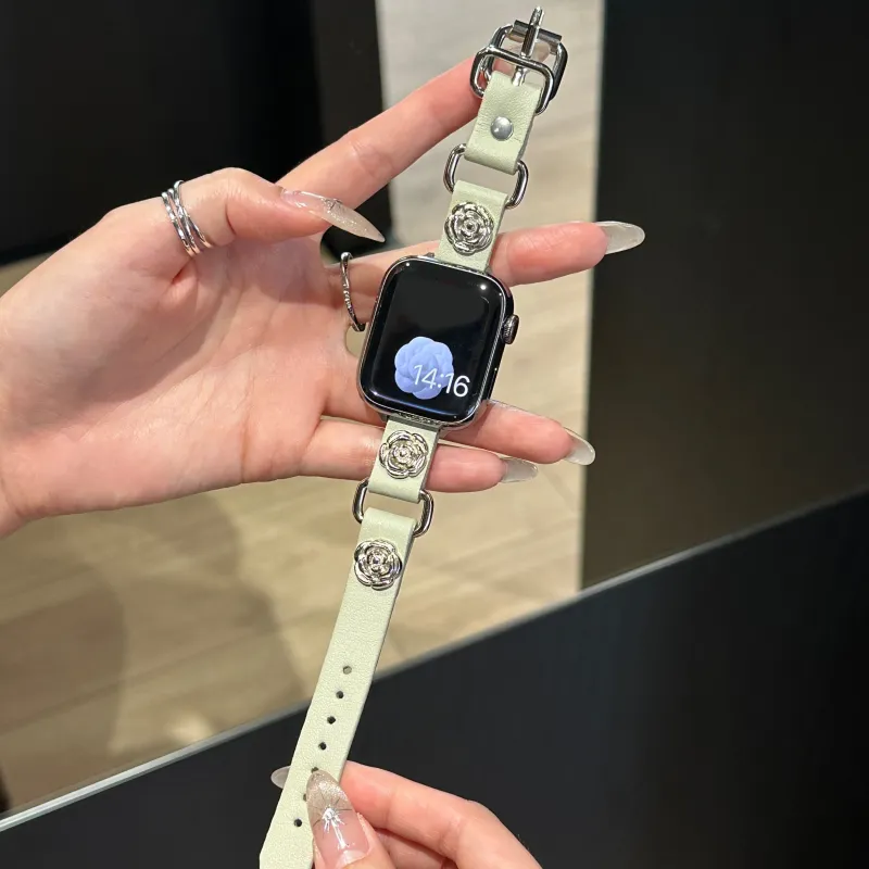MSSM Apple Compatibility Watch Band Genuine Leather Material-1