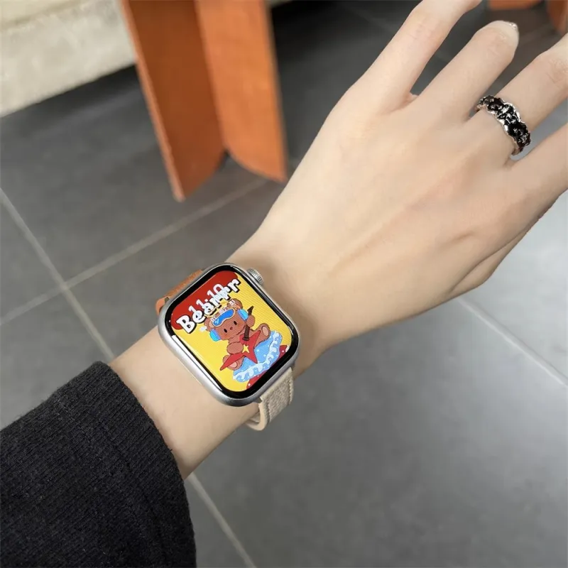 MSSM Watch Band Apple Compatibility 170mm 46mm Genuine Leather Material-14