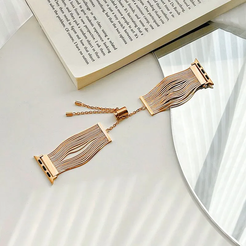 MSSM Watch Band Apple Compatibility Stainless Steel Material-5