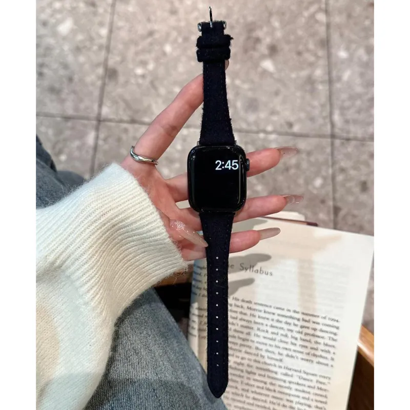 MSSM Watch Band Apple Compatibility Plush Material-6