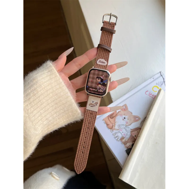 MSSM Apple Compatibility Watch Band 180mm 46 Watch Dial Fabric Material-11