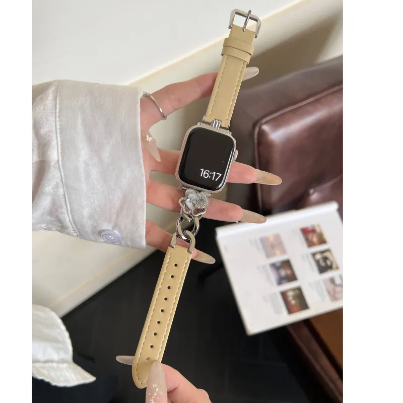 MSSM Apple Compatibility Watch Band Genuine Leather Material-3