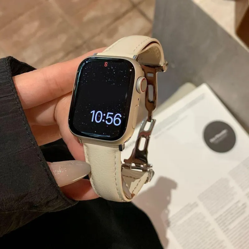 MSSM Watch Band Apple Compatibility Genuine Leather Material-1
