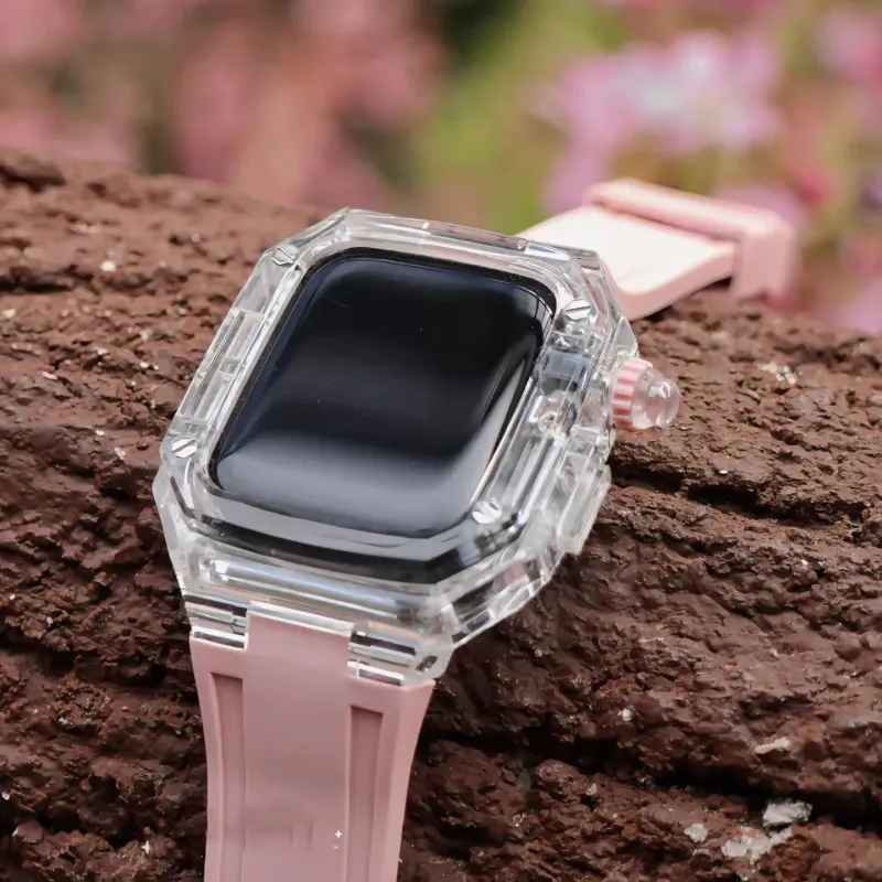 MSSM Apple Compatibility Watch Band 16.76cm~21.33cm 46 Watch Dial Silicone Material-5