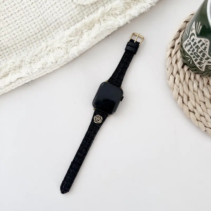 MSSM Watch Band Apple Compatibility Woolen Material-4