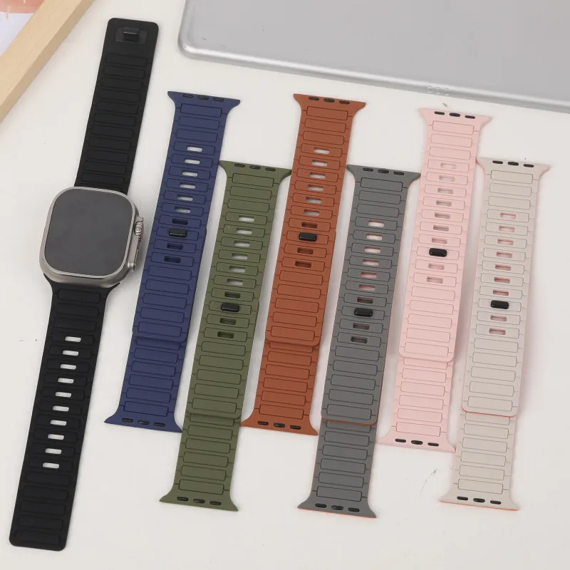 MSSM Watch Band Apple Compatibility Silicone Material-2