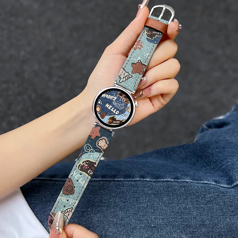 MSSM Watch Band Huawei Compatibility Canvas Material-3