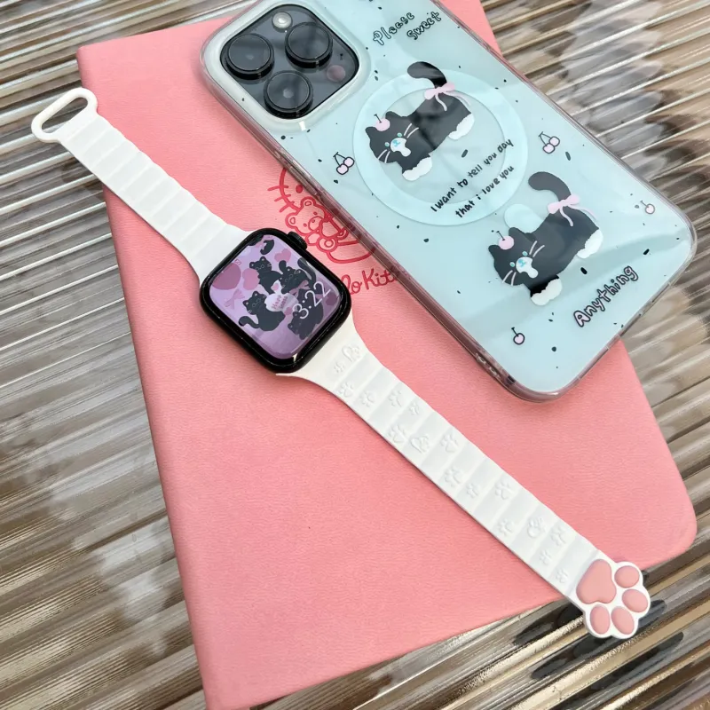 MSSM Watch Band Apple Compatibility Silicone Material-3