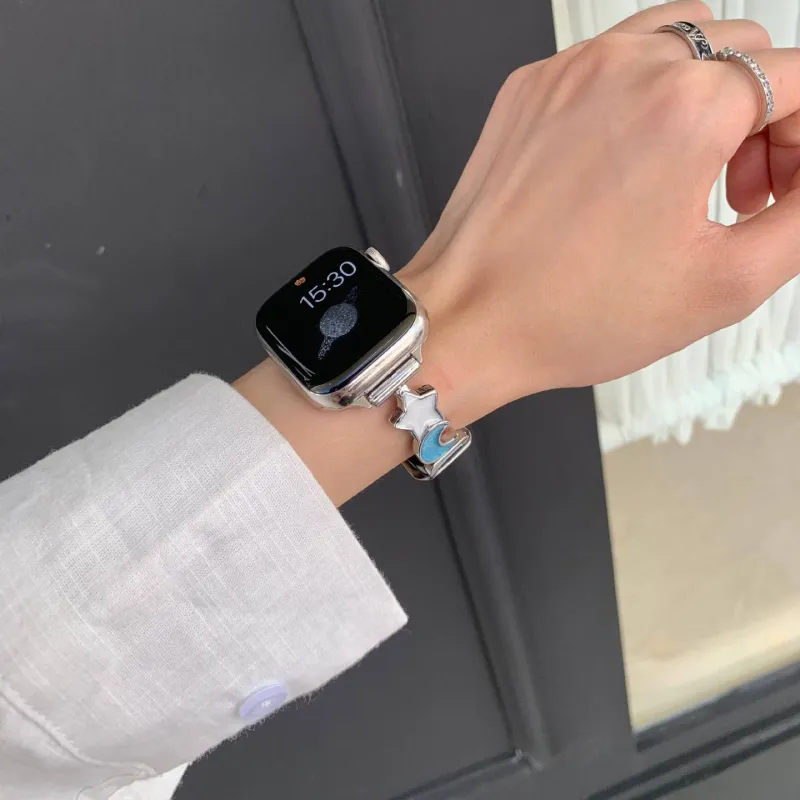 MSSM Watch Band Apple Compatibility Genuine Leather Material-2