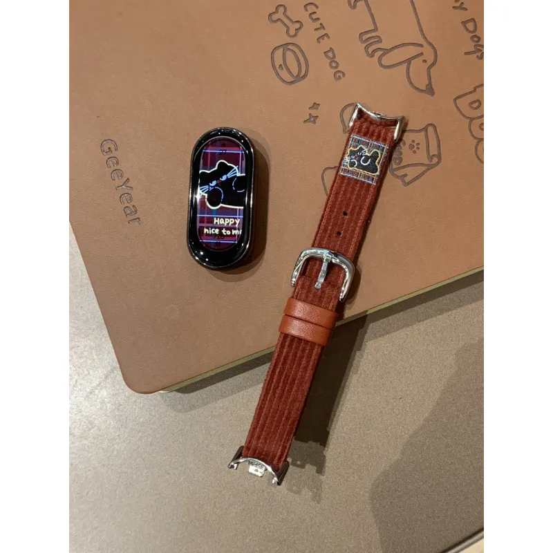 MSSM Watch Band Xiaomi Compatibility Corduroy Material-9