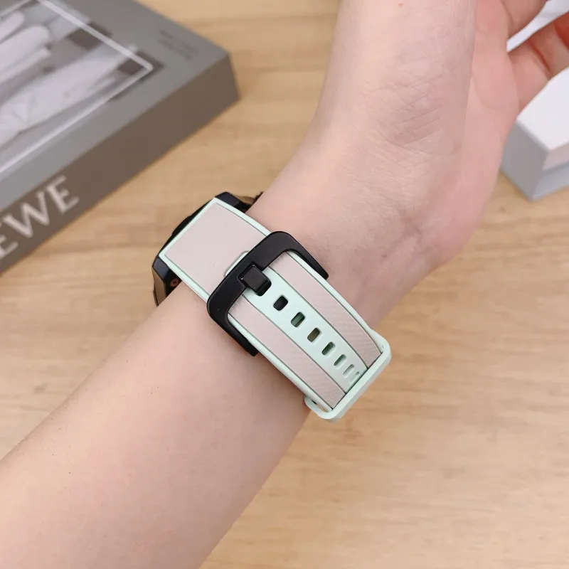 MSSM Watch Band Huawei Compatibility Silicone Material-7