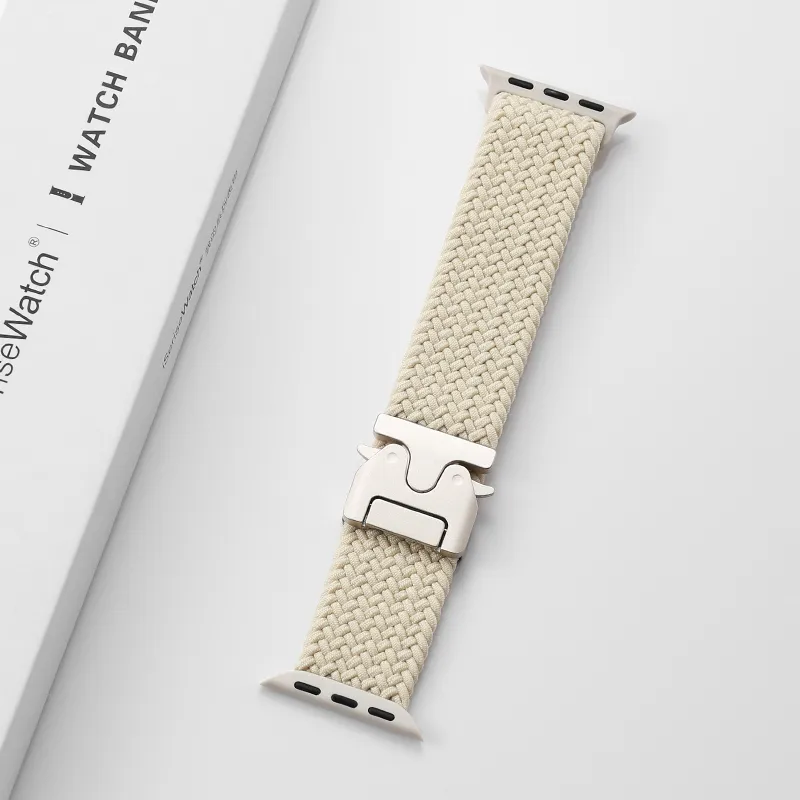 MSSM IWatch S10/S9/8/7/6 Generation/5/SE/ultra Apple Compatibility Watch Band 180mm 46 Watch Dial Nylon Material-5