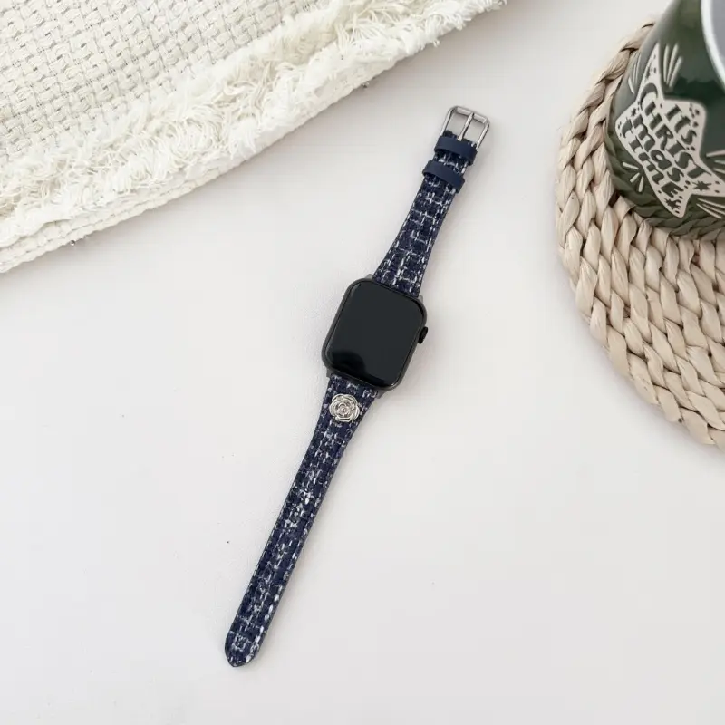 MSSM Watch Band Apple Compatibility Woolen Material-9