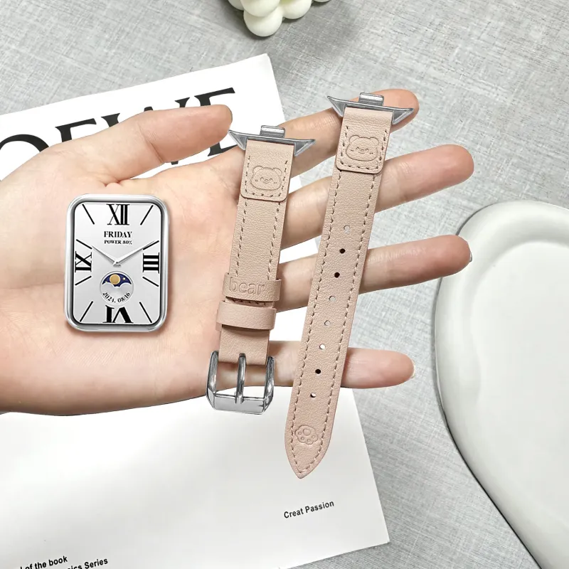 MSSM Watch Band Xiaomi Compatibility Genuine Leather Material-5