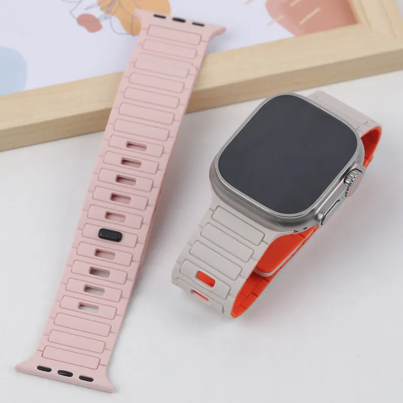 MSSM Watch Band Apple Compatibility Silicone Material-8
