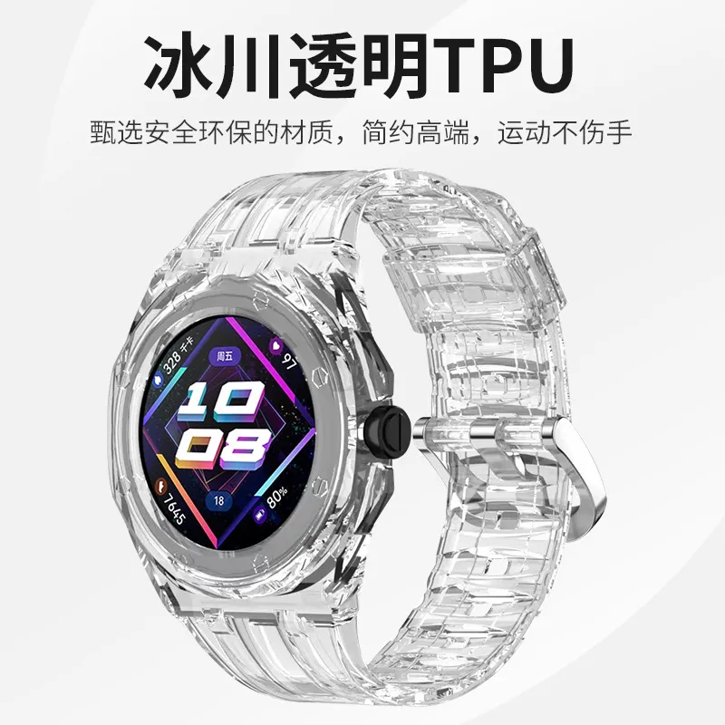 MSSM Watch Band Huawei Compatibility Silicone Material-1