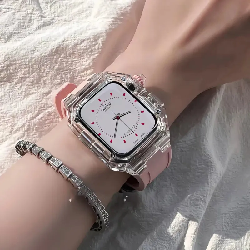 MSSM Apple Compatibility Watch Band 16.76cm~21.33cm 46 Watch Dial Silicone Material-1