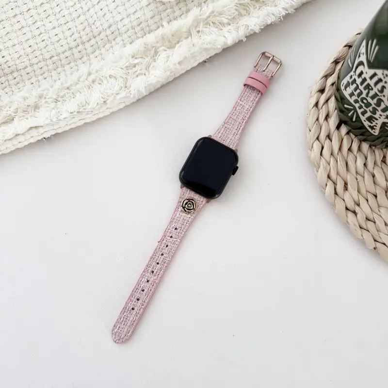 MSSM Watch Band Apple Compatibility Woolen Material-2