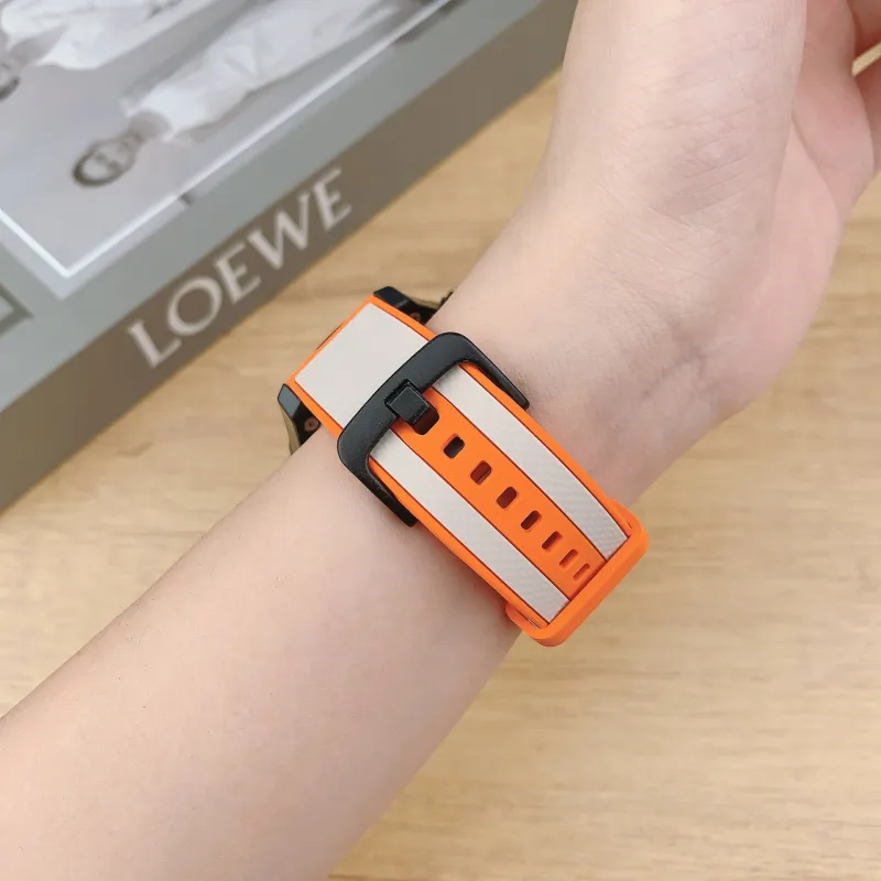 MSSM Watch Band Huawei Compatibility Silicone Material-4