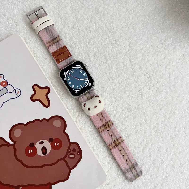 MSSM Watch Band Apple Compatibility Leather Material-5