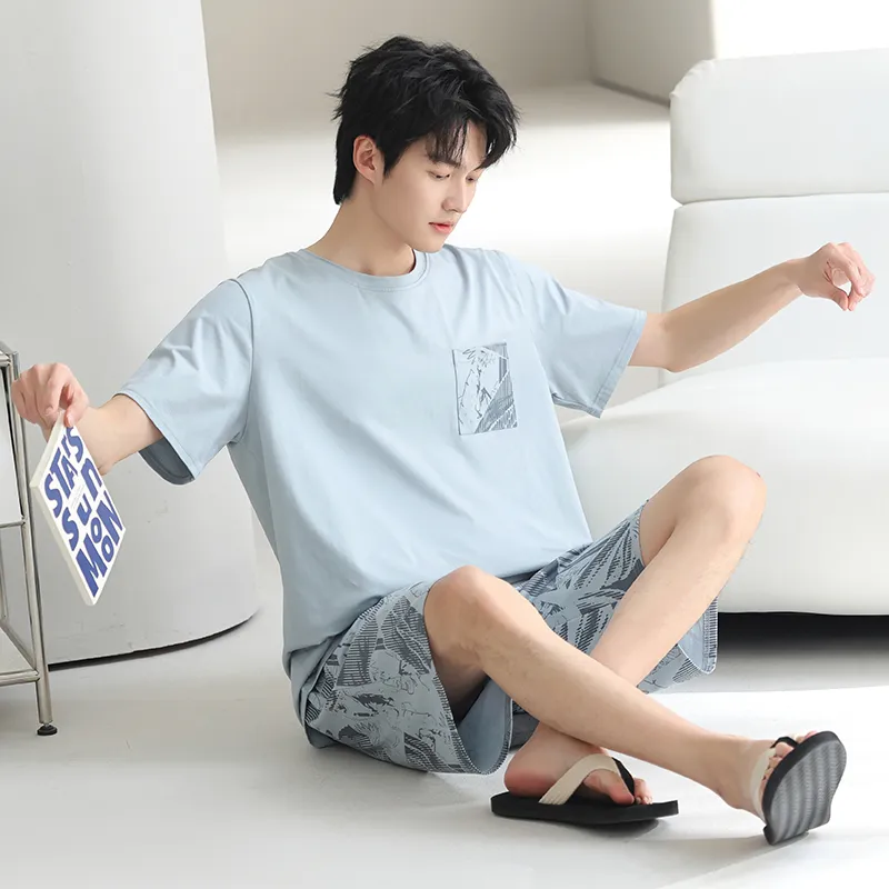Nodos Shield Men Pajama Sets-5