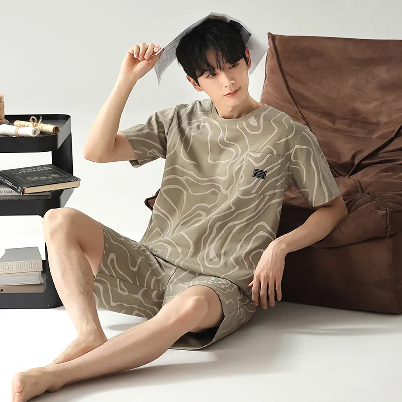 Nodos Shield Men Pajama Sets-5