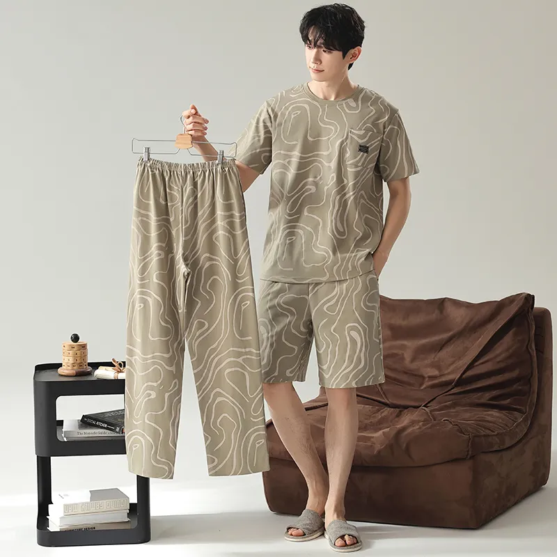 Nodos Shield Men Pajama Sets-1