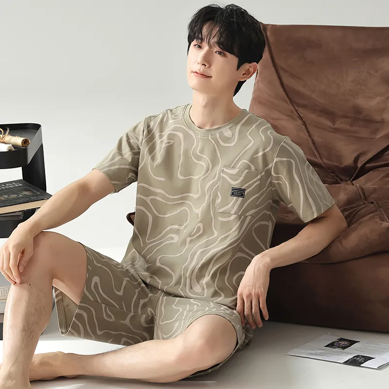 Nodos Shield Men Pajama Sets-3