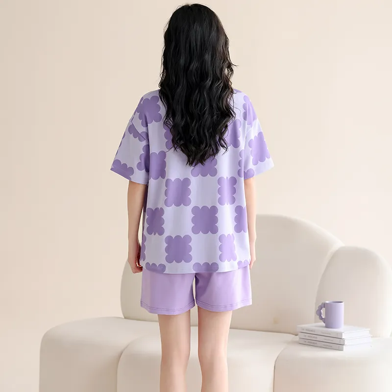 Nodos Shield Pajama Set Women's Purple-4