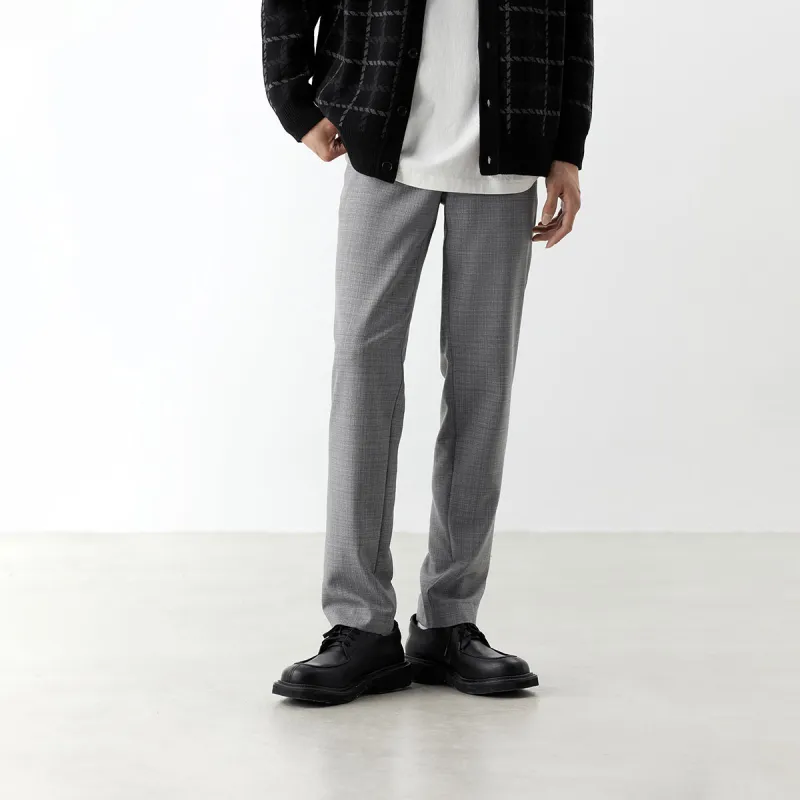 PEACEBIRD MEN Suit Trouser Unisex Gray-3