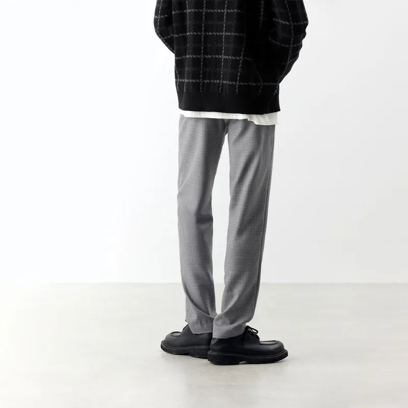 PEACEBIRD MEN Suit Trouser Unisex Gray-5