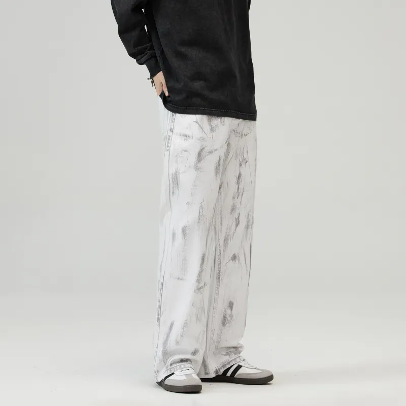 PAKA Jeans Unisex White-3