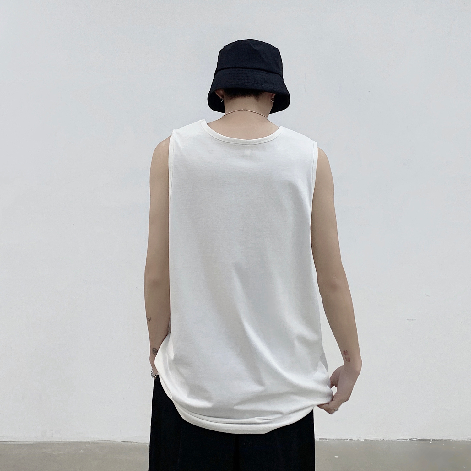 PAKA Tank Tops Unisex White L - POIZON