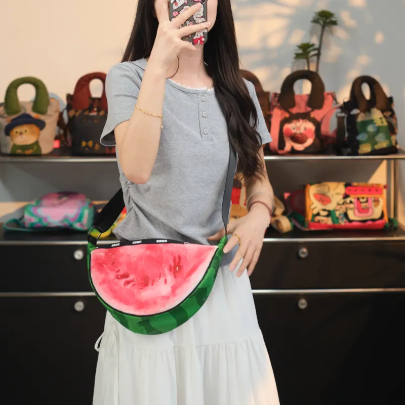Perfect Styles Fabric Sling Bag Medium Size Women's Multicolor-1