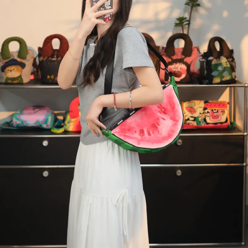 Perfect Styles Fabric Sling Bag Medium Size Women's Multicolor-2