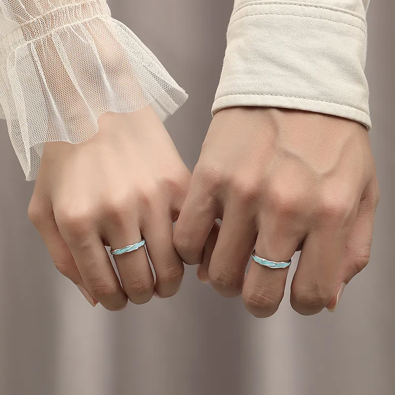 YINCHIE 925 Sterling Silver Rings Unisex-5